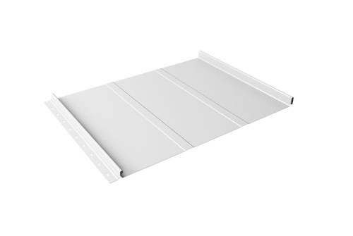 Кликфальц Line Grand Line 0.5 Satin с пленкой на замках RAL 9003 сигнальный белый