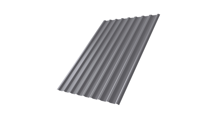 Профнастил С20R 0,7 PE RAL 7004 сигнальный серый