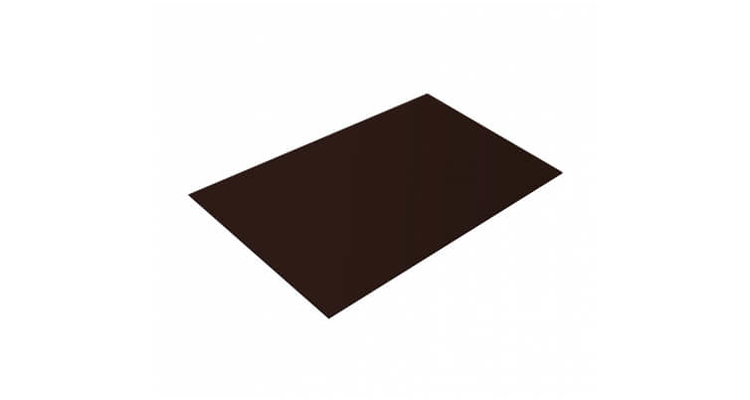 Плоский лист 0.45 PE-Double RAL 8017 шоколад