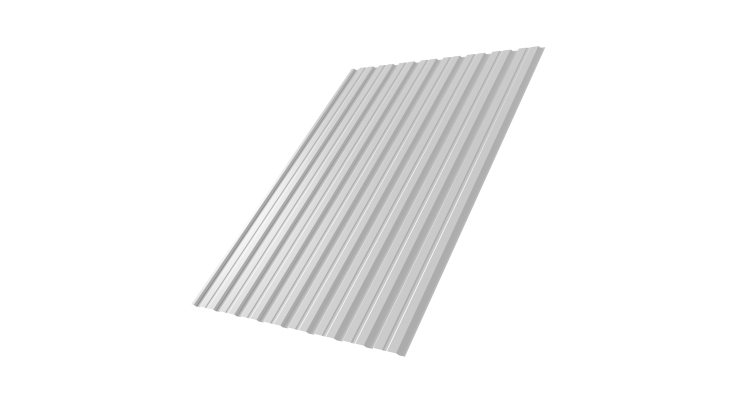 Профнастил С10В Дачный PE RAL 9003 сигнальный белый