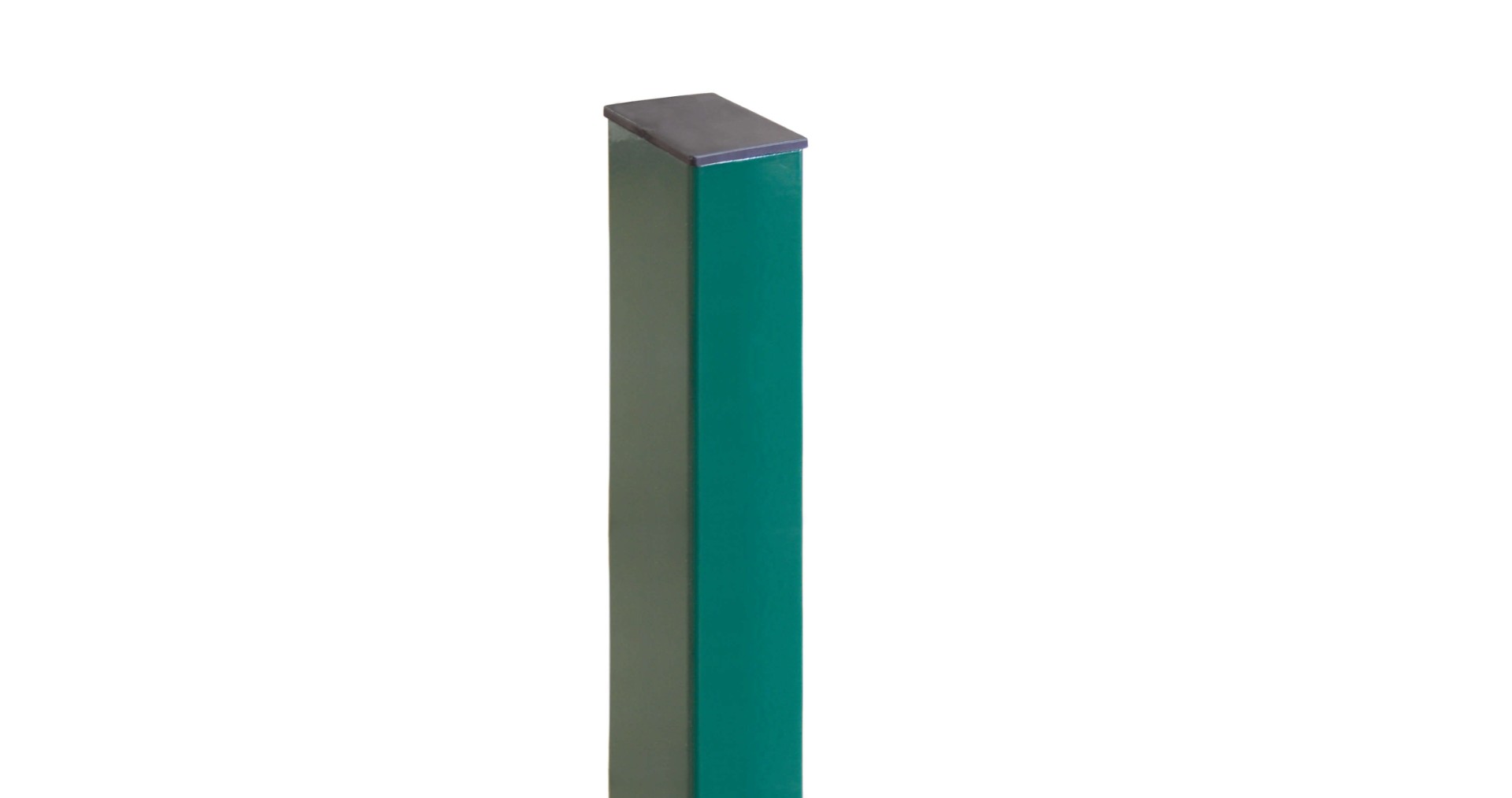 Столб 60х40х1.4х2500 RAL 6005 5 отверстий М6 (1.53/1.73/2.03)