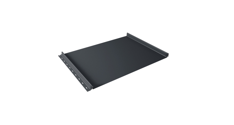 Кликфальц Grand Line 0,5 Satin Matt с пленкой на замках RAL 7024 мокрый асфальт