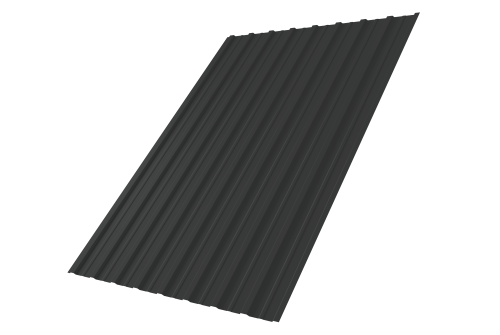 Профнастил С10A 0,45 Drap TX RAL 7016 антрацитово-серый