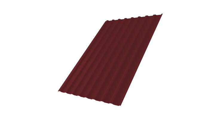 Профнастил С20В 0,45 Drap TX RAL 3005 красное вино