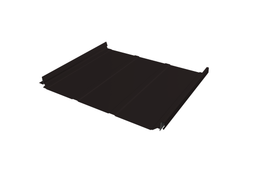Кликфальц Pro Line Grand Line 0,5 PurPro с пленкой на замках RAL 9005 черный