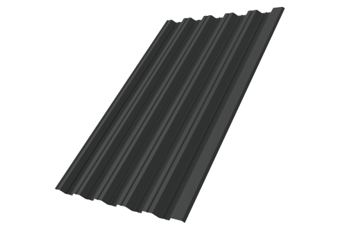 Профнастил HC35R 0.45 PE RAL 7016 антрацитово-серый