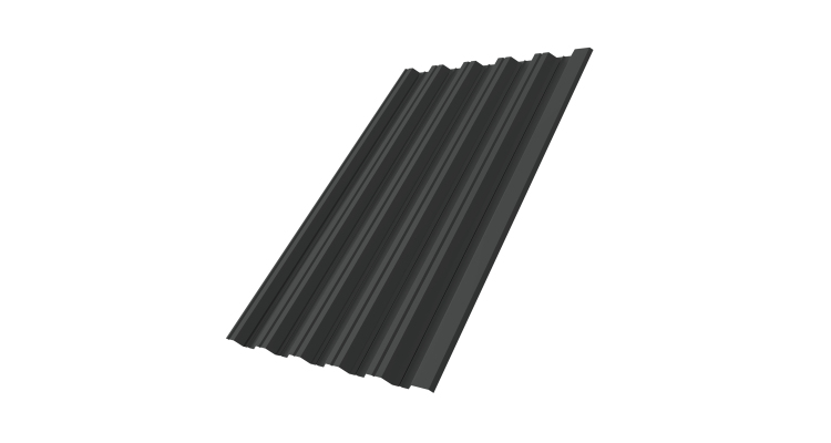 Профнастил HC35R 0.45 Drap ST RAL 7016 антрацитово-серый