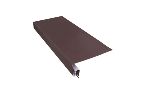 Планка приоконная широкая 7/8'' Grand Line Decor Premium Acryl, темный дуб (3.0м)