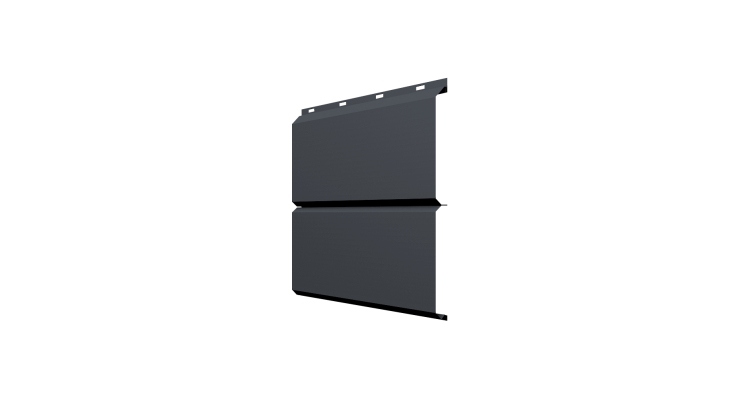 ЭкоБрус 0,345 GL 0.45 Drap-double TX RAL 7024 мокрый асфальт