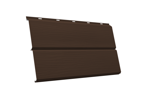 ЭкоБрус 3D 0,345 GL 0.45 Drap TR с пленкой RAL 8017 шоколад