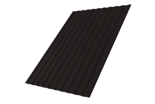 Профнастил С8A 0,45 Drap-double TX RAL 9005 черный