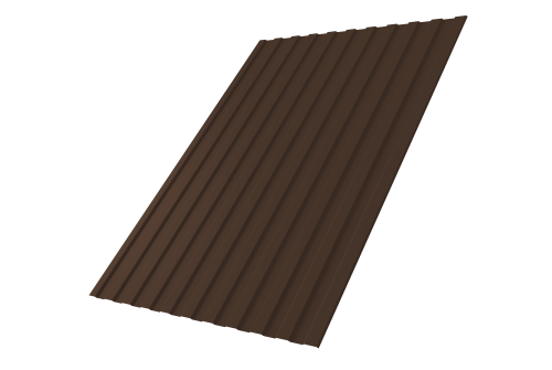 Профнастил С8A 0,5 Atlas X RAL 8017 шоколад