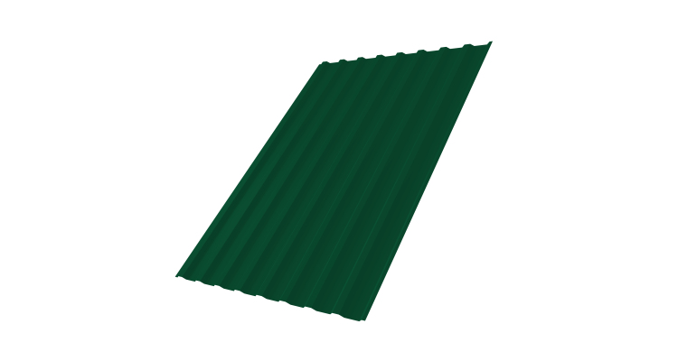 Профнастил С20B 0,5 Satin Matt RAL 6005 зеленый мох