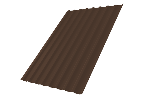 Профнастил С20B Grand Line 0,5 PurPro RAL 8017 шоколад