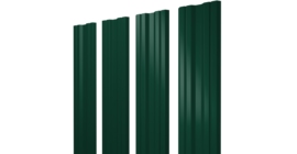 Штакетник Twin с прямым резом 0.45 Drap TX RAL 6005 зеленый мох