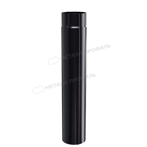Труба водосточная Металл Профиль PURMAN BLACK EDITION D100х3000 RAL 9005