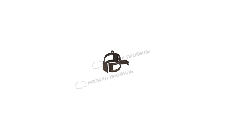 Держатель трубы (на дерево) Металл Профиль Foramina Freeze D100 DarkBrown