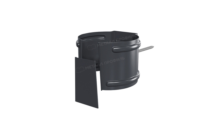 Держатель трубы (на кирпич) Металл Профиль Foramina PUR D100 RAL 7024