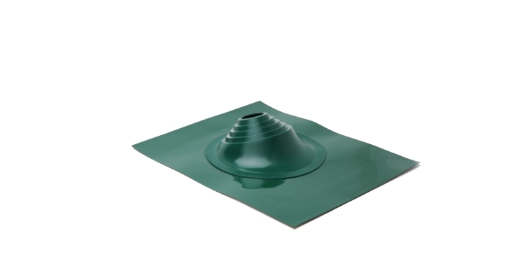 Проходной элемент MF угловой №1 (75-200мм) +185 EPDM (металлический окрашенный фланец) зеленый