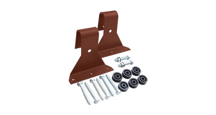 Кронштейн кровельный для лестницы Grand Line RAL 8004 (комплект)