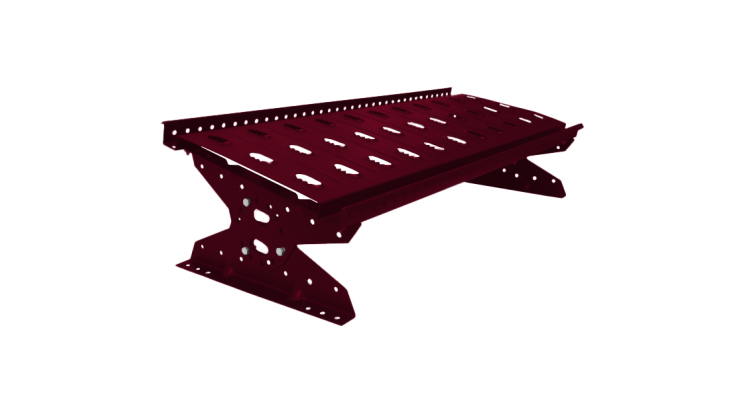 Мостик переходной Grand Line RAL 3003 1м