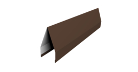 Ламель забора жалюзи Tokyo 0,5 Satin с пленкой RAL 8017 шоколад