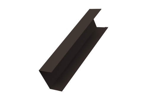 Крышка жалюзи Milan, Tokyo для калиток, ворот 0,45 Drap-double TX RR 32 темно-коричневый (2м)