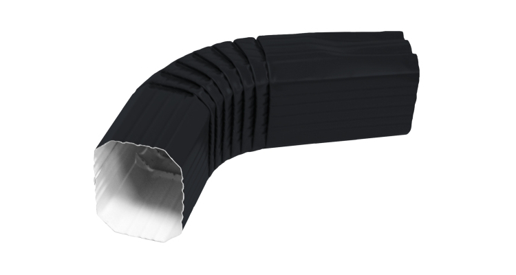 Колено прямоугольное Vortex Matt RAL 7024