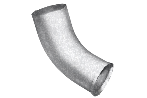 Колено стока GL ZN 100 мм Zn цинк